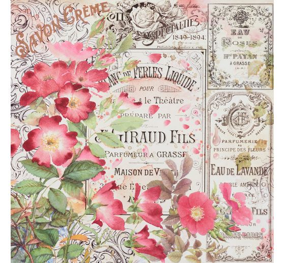 Scrapbook block "Rose Perfum"