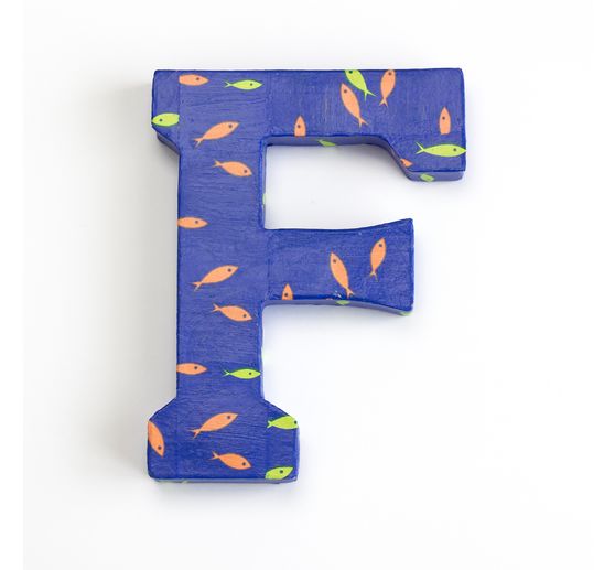 Décopatch-Papier fluoreszierend "Fische"