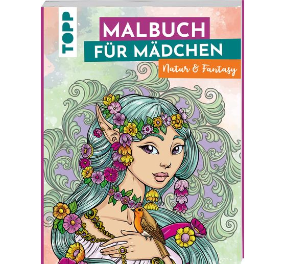 Buch "Malbuch für Mädchen Natur & Fantasy"