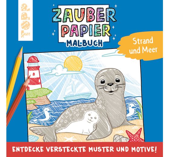 Buch "Zauberpapier Malbuch Strand und Meer"