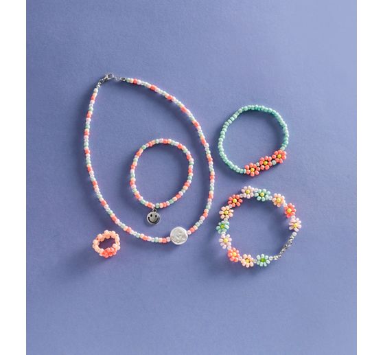Perlen-Schmuckset "Sweet Flowers"