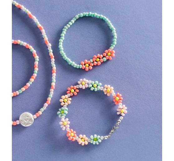 Perlen-Schmuckset "Sweet Flowers"