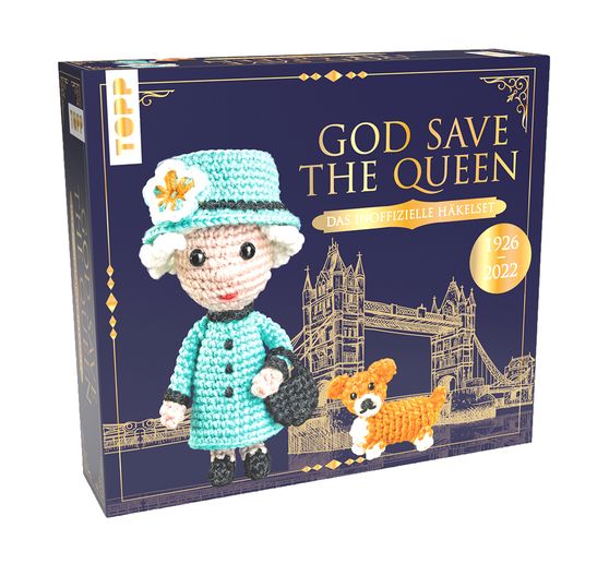 Häkelset "God save the Queen"