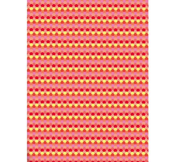 Décopatch-Papier fluoreszierend "Fluro Red"