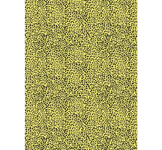 Décopatch-Papier fluoreszierend "Yellow Leoprint"