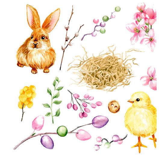 Handlettering Design Paper Block "Frohe Ostern"