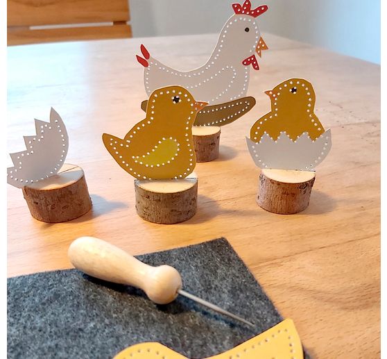 Prickelvorlagen-Set "Osterfreunde"