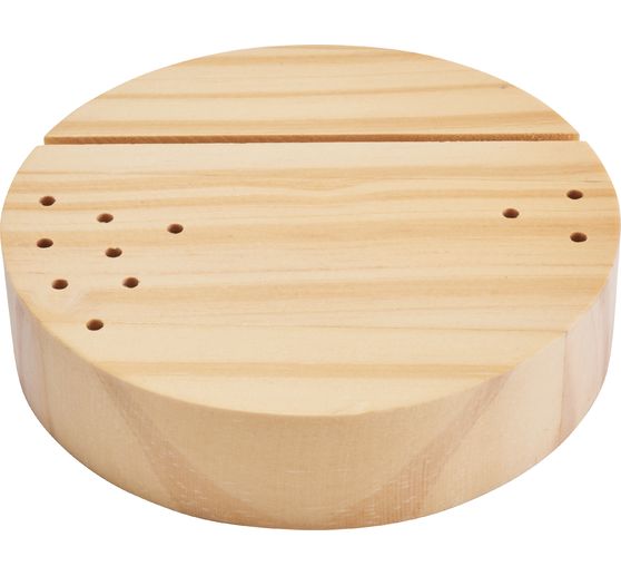 Holzständer für Trockenblumen und Karten