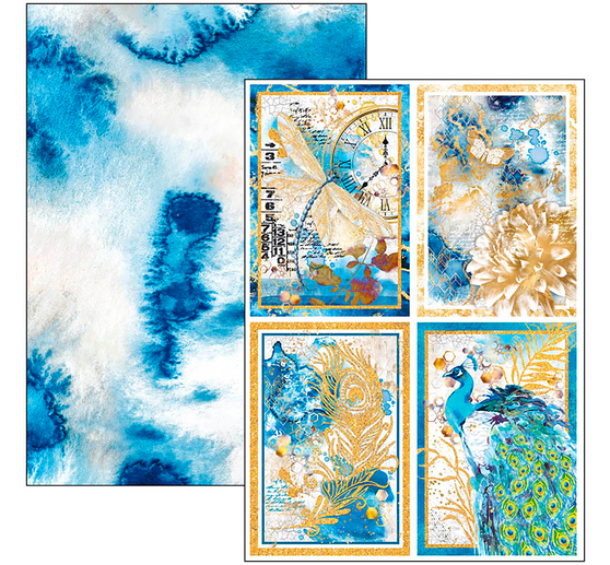 Papier-Set "Indigo"