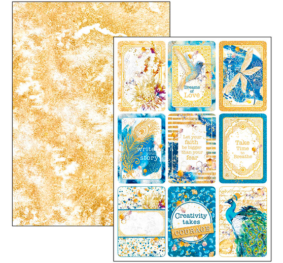 Paper set "Indigo"