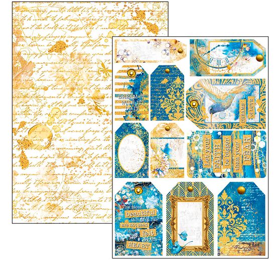Papier-Set "Indigo"