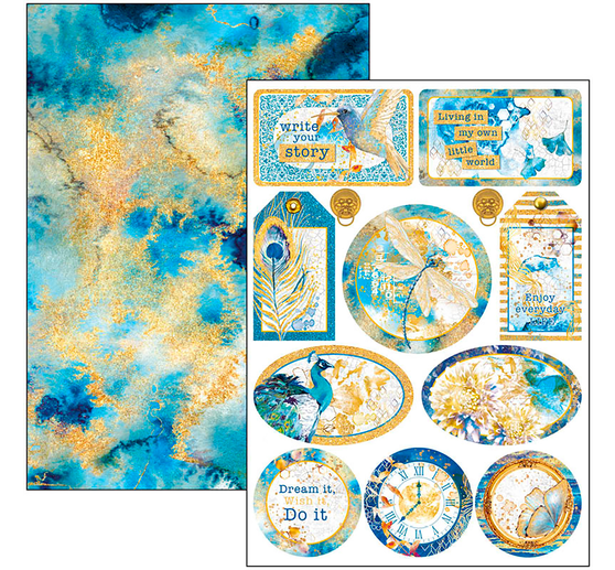 Papier-Set "Indigo"