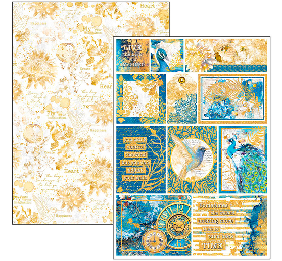 Papier-Set "Indigo"