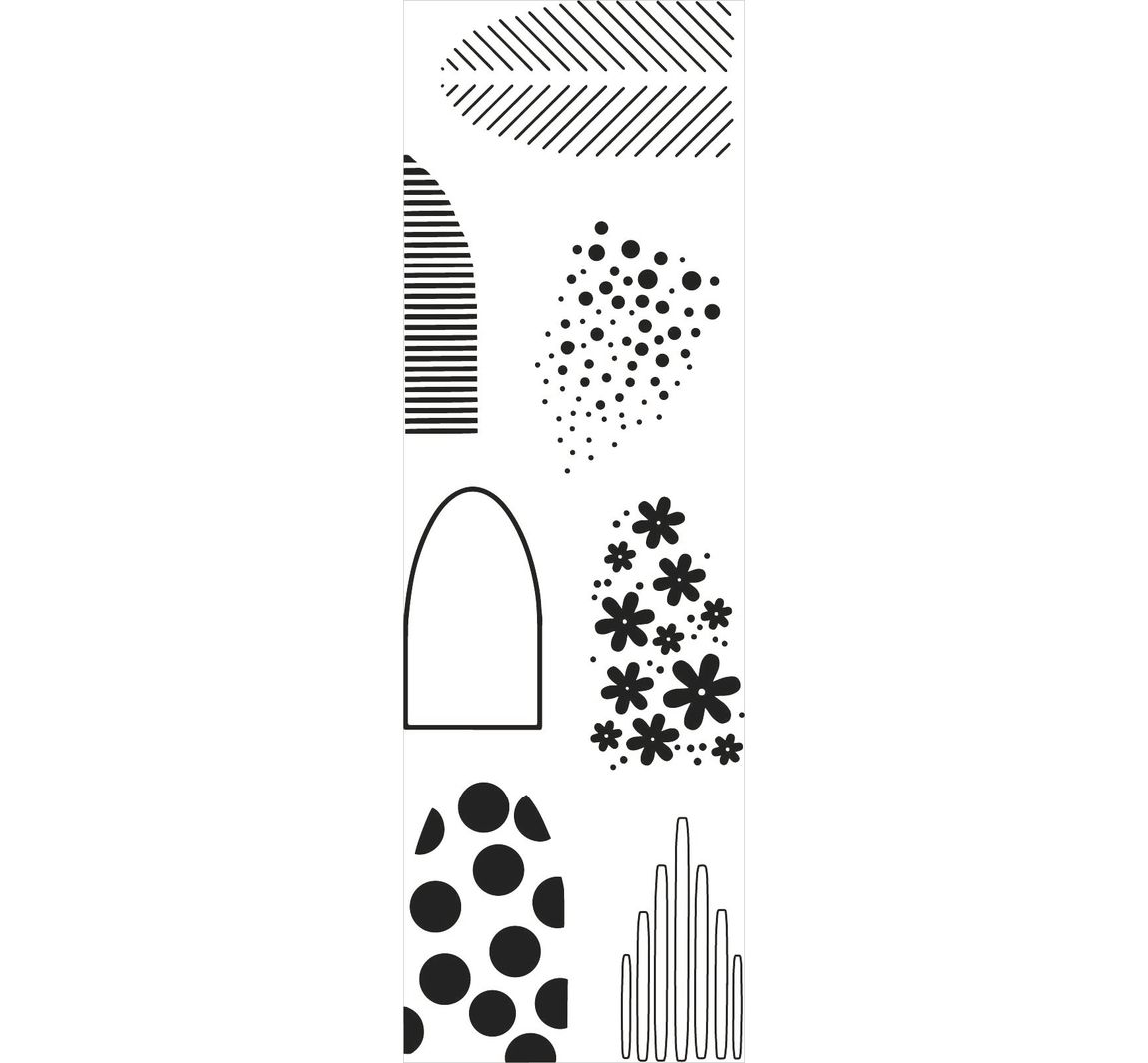 Silikonstempel für Faltblume "Style"