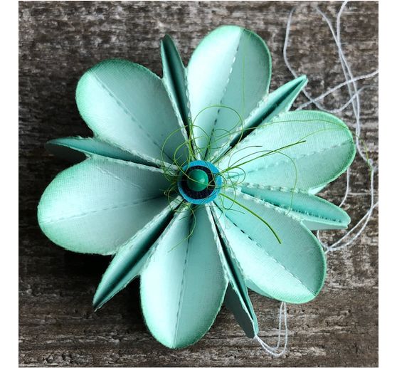 Stanzschablone-Faltblumen "S"