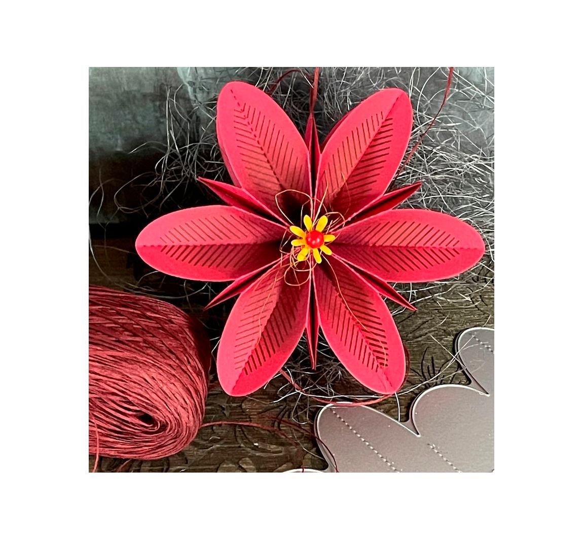 Stanzschablone-Faltblumen "L"