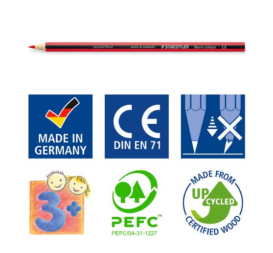 STAEDTLER Noris colour "Buntstifte", 10er-Set + 2 Gratis