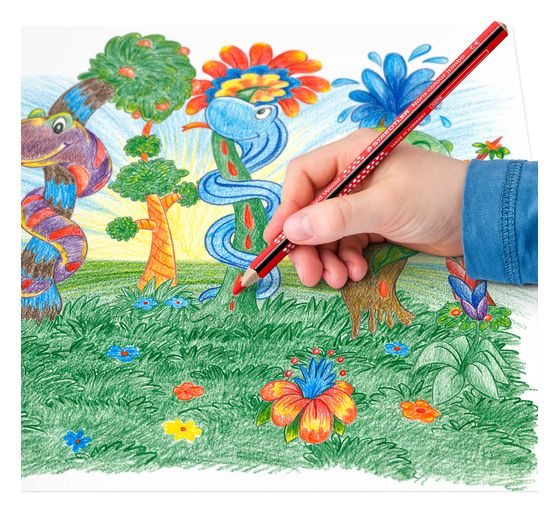 STAEDTLER Noris colour "Jumbo Buntstifte", 9er-Set + 1 Gratis