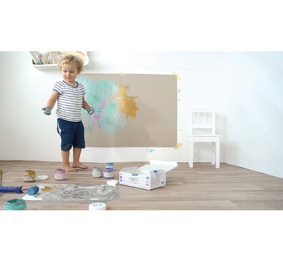 MUCKI Funkel-Fingerfarbe, 6er-Set