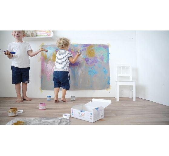 MUCKI Funkel-Fingerfarbe, 6er-Set