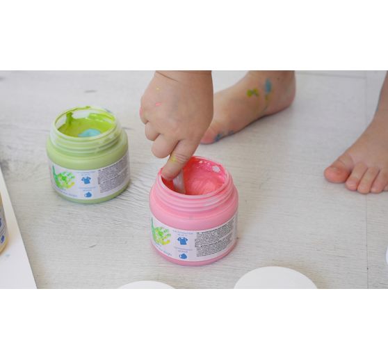 MUCKI Pastelle finger paint, set of 6