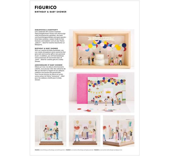 Rico Design Papierkulissen Block "FIGURICO"