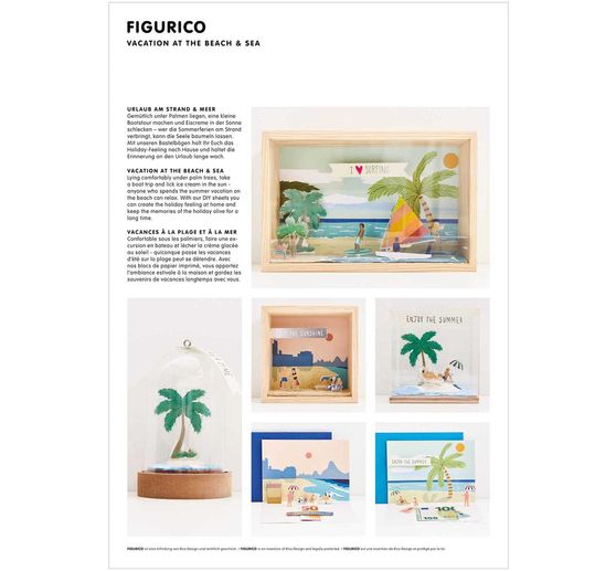 Rico Design Papierkulissen Block "FIGURICO"