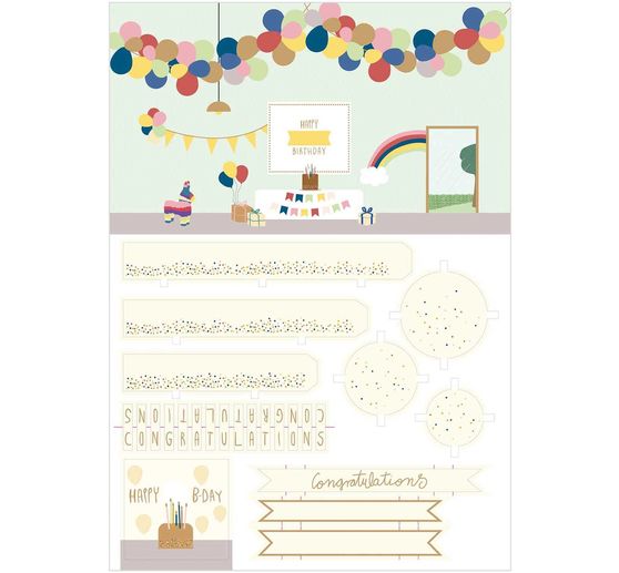 Rico Design Papierkulissen Block "FIGURICO"