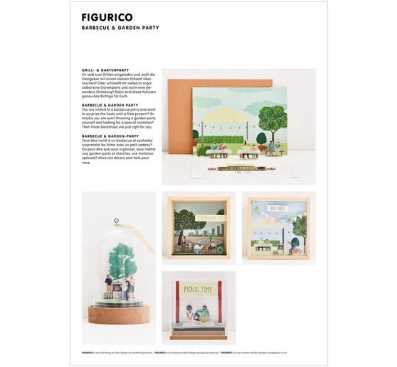 Rico Design Papierkulissen Block "FIGURICO"