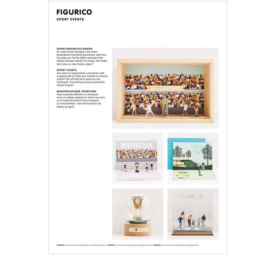 Rico Design Papierkulissen Block "FIGURICO"