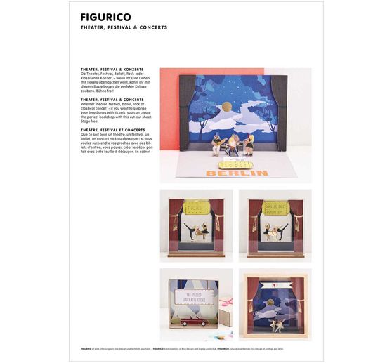 Rico Design Papierkulissen Block "FIGURICO"