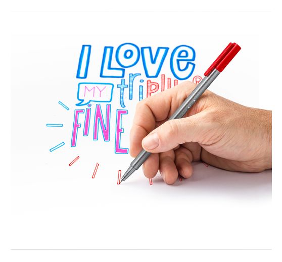 STAEDTLER Fineliner Triplus "Happy"
