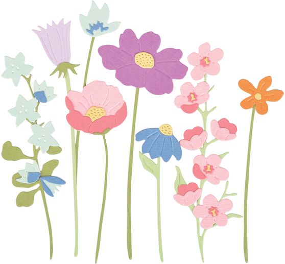 Sizzix Thinlits Stanzschablone "In the Meadow"