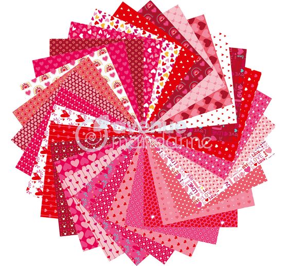 Faltpapier-Sortiment "Paper Love"