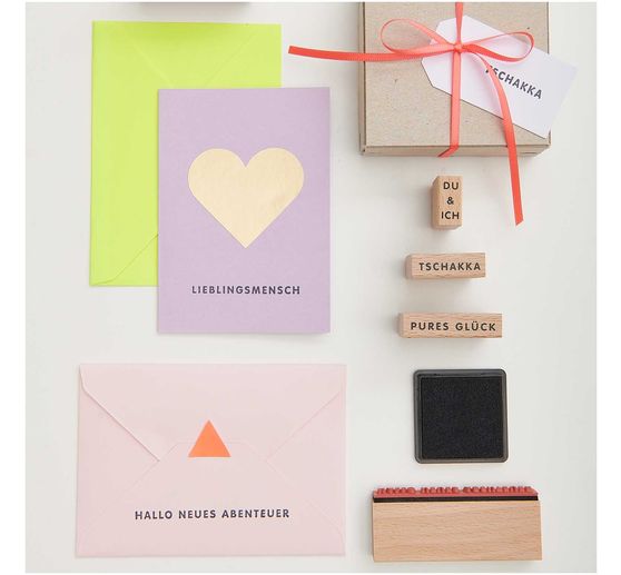 Stempel-Set XL "Happiness"