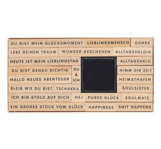 Stempel-Set XL "Happiness"