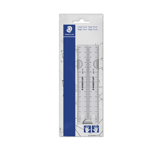 STAEDTLER Lineal, 15 cm, 2 Stück