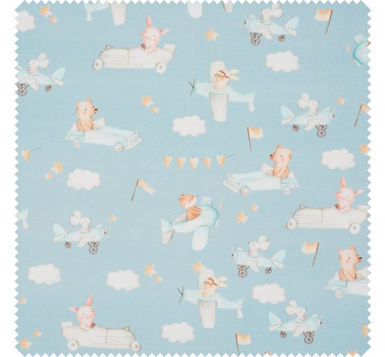 Cotton fabric "Above the clouds"