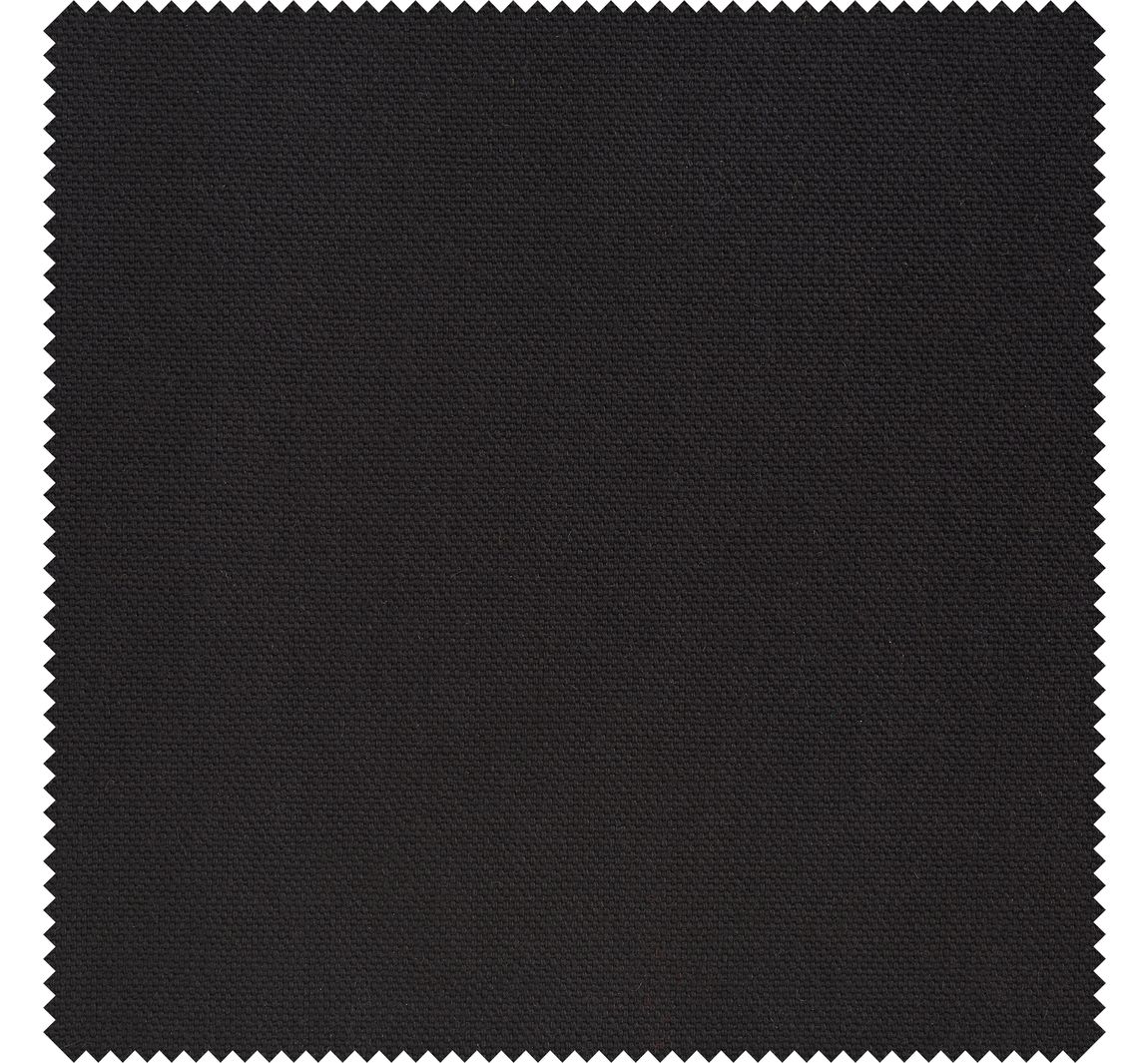 Halbpanama-Stoff "Uni" - Schwarz