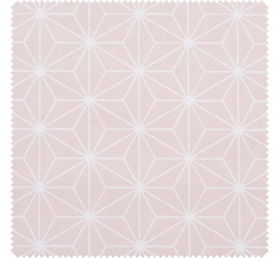 Baumwoll-Stoff "Geometrischer Stern" Polyester beschichtet