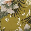 Halbpanama-Stoff "Zebra und Blumen"