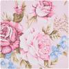 Motiv-Stoff Leinenoptik "Rakel-Rose"