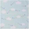 Cotton fabric "Flags and clouds"