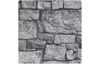 Motiv-Stoff "Steinmauer-Grau"