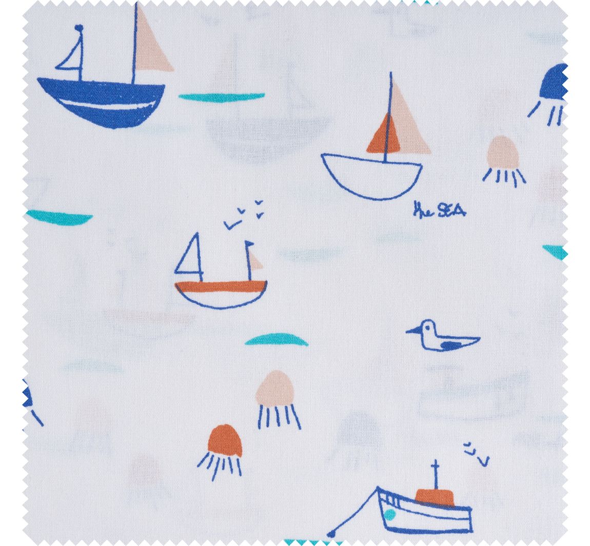 Baumwoll-Stoff The Sea