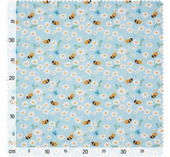 Cotton fabric "Little bee"