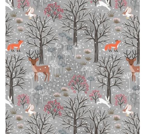 Sweat-Stoff "Winter Wood"
