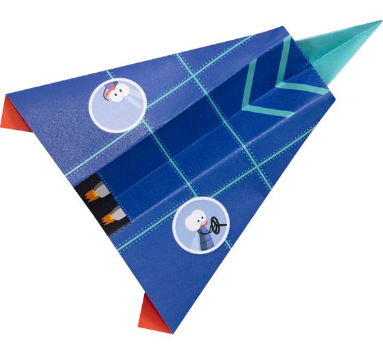 Kreativ-Box Origami "Flugzeuge und Raketen"