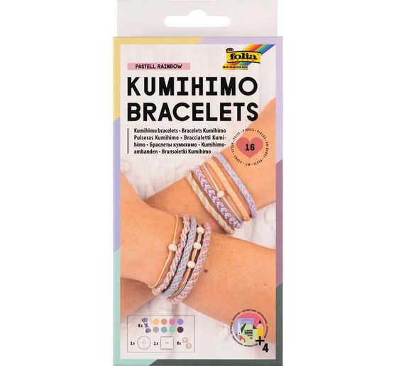 Kumihimo Bastelset "Armbänder"