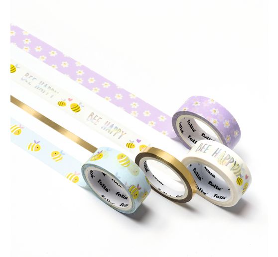 Washi Tape Set "Hot Foil Bees"